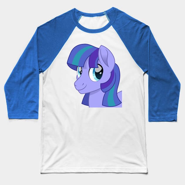 Clever Clover portrait Baseball T-Shirt by CloudyGlow